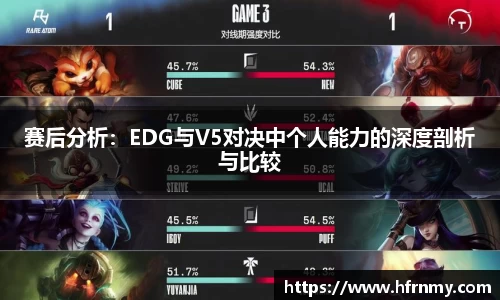 赛后分析:EDG与V5对决中个人能力的深度剖析与比较